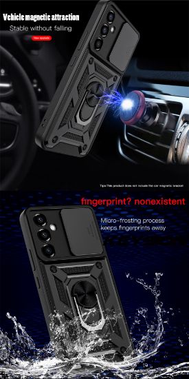 صورة جراب كفر غطاء سامسونج جالكسي A54 مع غطاء للكاميرا Shockproof Case for #Samsung A54