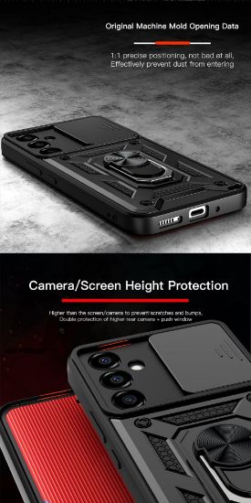 صورة جراب كفر غطاء سامسونج جالكسي A54 مع غطاء للكاميرا Shockproof Case for #Samsung A54