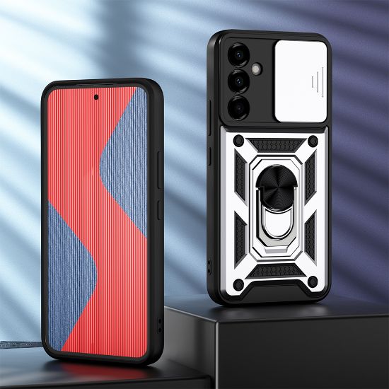 صورة جراب كفر غطاء سامسونج جالكسي A54 مع غطاء للكاميرا Shockproof Case for #Samsung A54