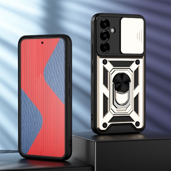 صورة جراب كفر غطاء سامسونج جالكسي A54 مع غطاء للكاميرا Shockproof Case for #Samsung A54