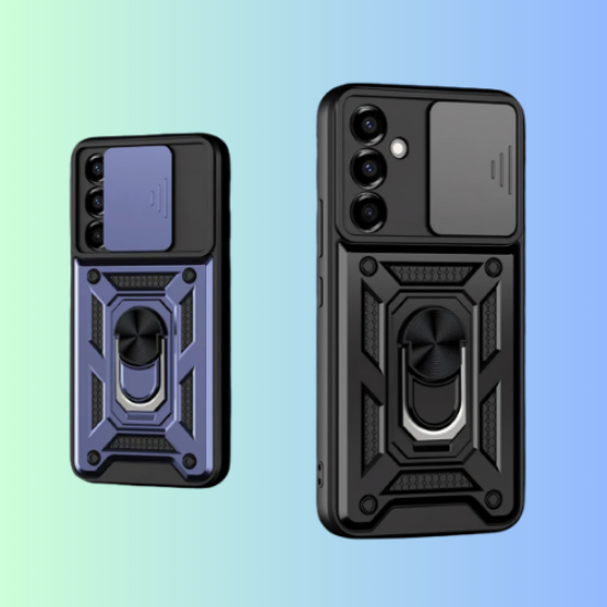 صورة جراب كفر غطاء سامسونج جالكسي A54 مع غطاء للكاميرا Shockproof Case for #Samsung A54