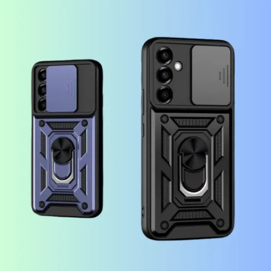 صورة جراب كفر غطاء سامسونج جالكسي A54 مع غطاء للكاميرا Shockproof Case for Samsung A54