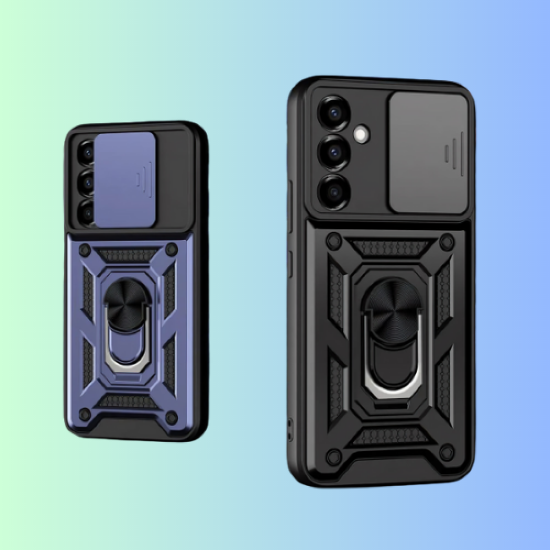 صورة جراب كفر غطاء سامسونج جالكسي A54 مع غطاء للكاميرا Shockproof Case for #Samsung A54