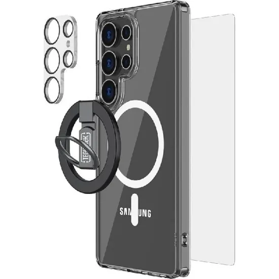Picture of بكج حماية كامل لهاتف سامسونج جالكسي اس 25 الترا 4في1 Full protection package for Samsung Galaxy S25 Ultra 4in1.