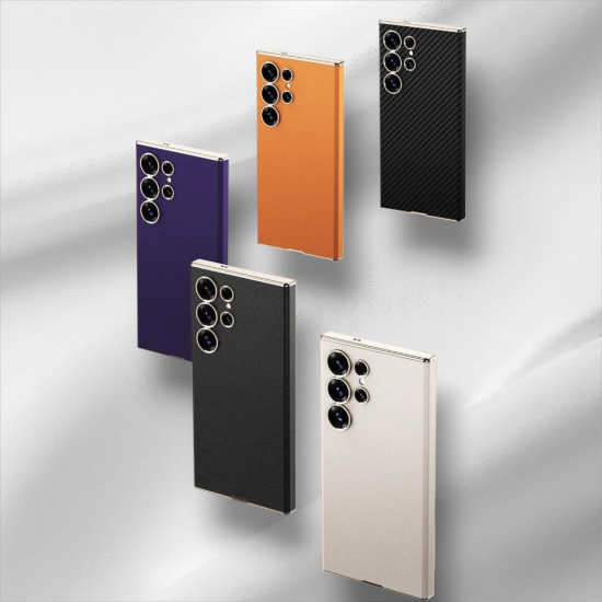 صورة جراب كفر غطاء حماية من الجلد لهاتف سامسونج جالكسي اس 25 الترا