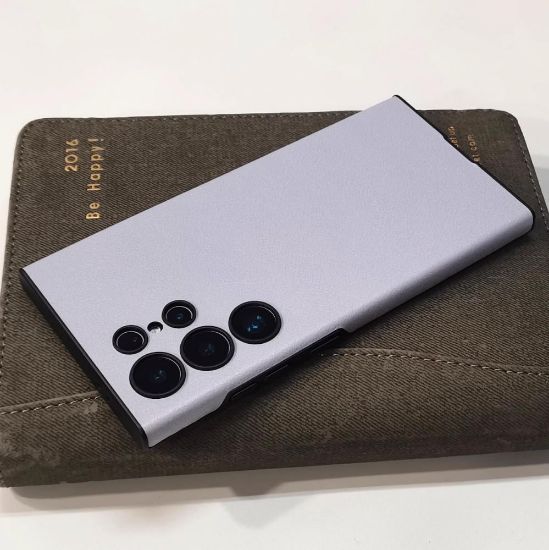 صورة جراب كفر غطاء حماية من الجلد لهاتف سامسونج جالكسي اس 25 الترا