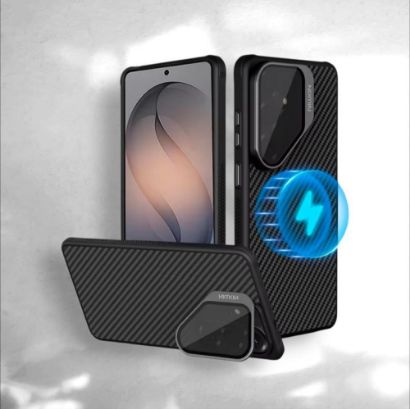 صورة 1. غطاء نيلكين كاربو بروب لسامسونج S26 ألترا |مع حماية كاميرا متحركة مصنوع من الياف الأراميد