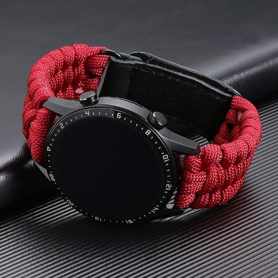 صورة سوار #ساعة اساور متوافقة مع معظم الساعات الذكية مقاس 22 Watch bands Compatible with most #smart #watches, size 22#