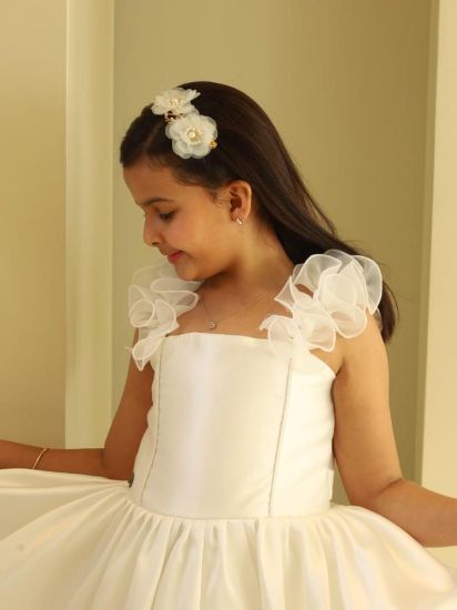 صورة فستان سهره كلاسيكي راقي لحمي