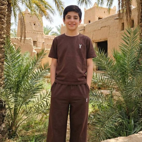 صورة طقم "أناقة الهدوء" القطنية