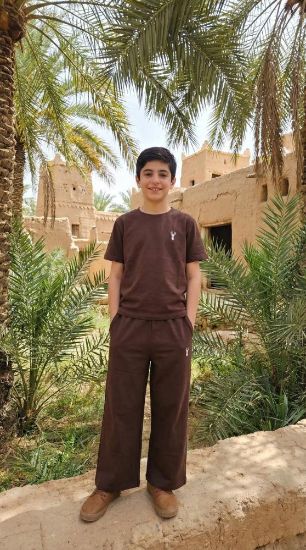 صورة طقم "أناقة الهدوء" القطنية