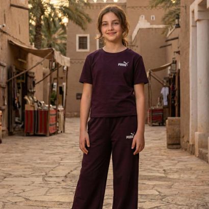 صورة طقم عنابي من pum