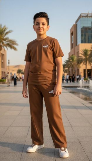 صورة طقم "كلاسيك بيج"من pu