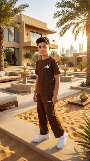 صورة طقم "بـوما" البني الكلاسيكي