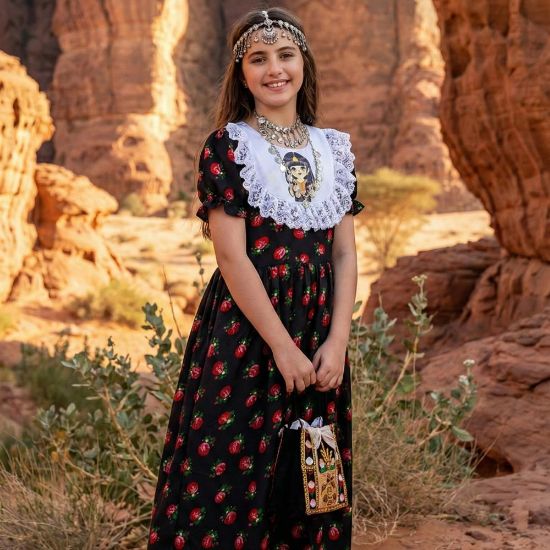 صورة فستان  "الجادل" التراثية