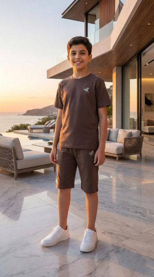 صورة طقم "كلاسيك كومفورت" البني