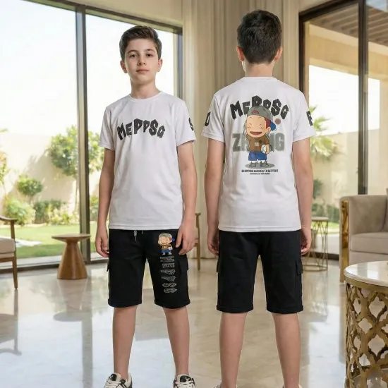 Picture of طقم كاجوال "أنيمي جرافيك" للأولاد