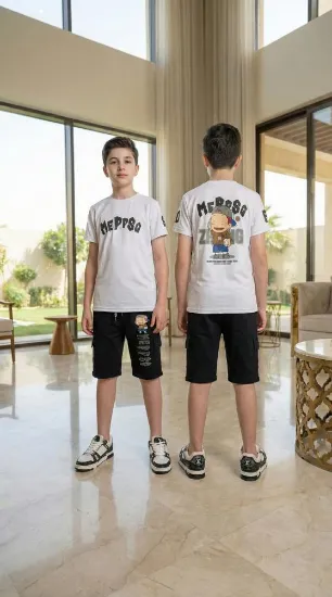 Picture of طقم كاجوال "أنيمي جرافيك" للأولاد