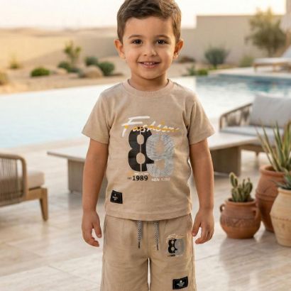 صورة طقم "جود تايمز" (Good Times Set) – رمادي كاجوال