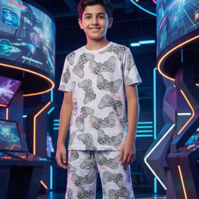 صورة طقم "ليفل أب" (Level Up) الصيفي – للأولاد