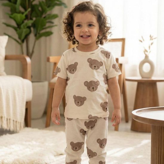 صورة طقم "بيجامة قلوب الحب"