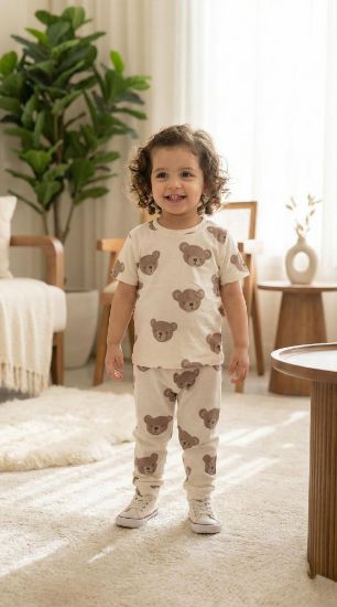 صورة طقم "بيجامة قلوب الحب"