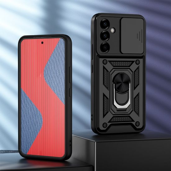 صورة جراب كفر غطاء سامسونج جالكسي A54 مع غطاء للكاميرا Shockproof Case for Samsung A54