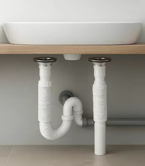 صورة FLEXIBLE TRAP 1.1/4" W/H ZDB136 [CHINA]
