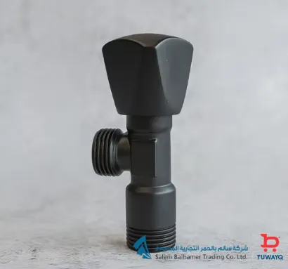 صورة C/P ANGLE VALVE BLACK 1/2"  TOCO (CHINA)
