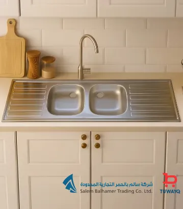 صورة SINK 150x50cm 2HOLE/MIDDLE [COMM]