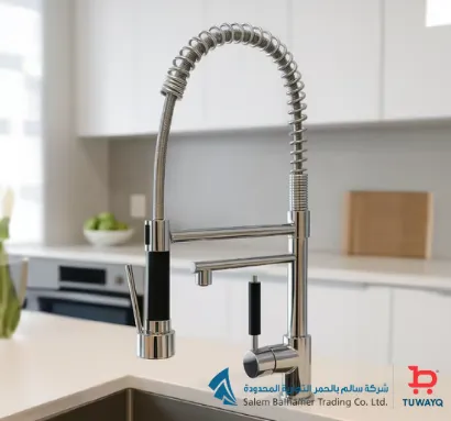 صورة SINK MIXER PULL DOWN 1 HOLE CHROME 2 LINE 32 (CHINA)