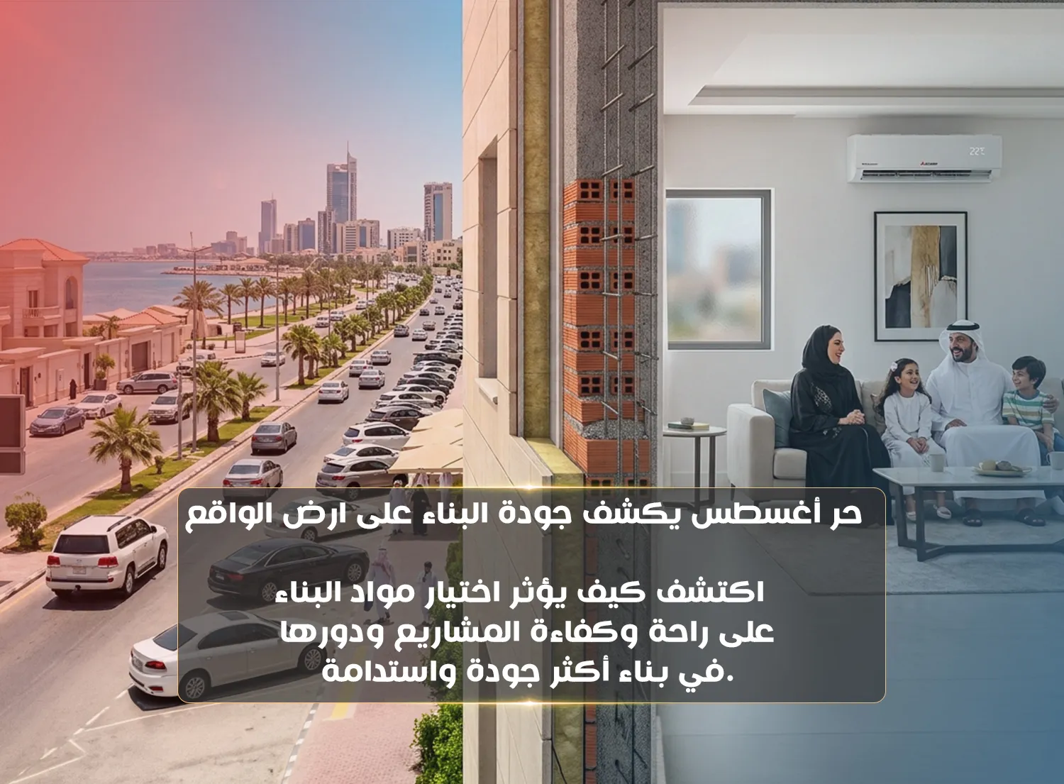حر أغسطس يكشف جودة البناء: هل مشروعك مستعد للمناخ السعودي؟​