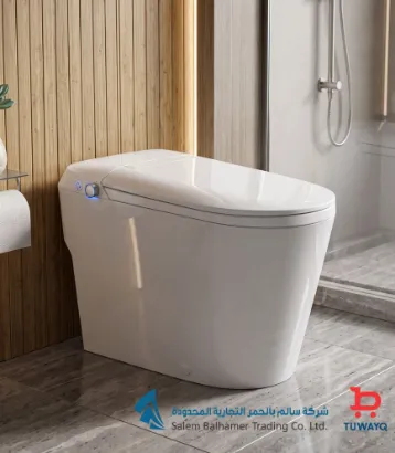 صورة كرسي حمام ذكي أبيض 9241 تصريف أرضي 30سم 
