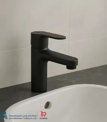 صورة خلاط مغسله مع بوب اب اسود توكو