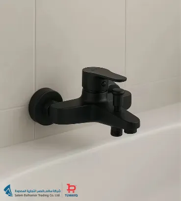 صورة خلاط دش اسود مع السماعه اسود توكو