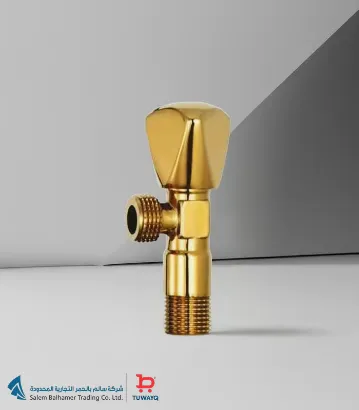 صورة محبس زاوية نحاس "1/2X1/2" دهبي توكو