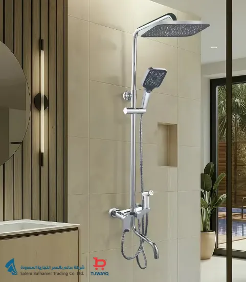 صورة مسطره دبل مع الخلاط كروم B7094SBL-72 رانسي