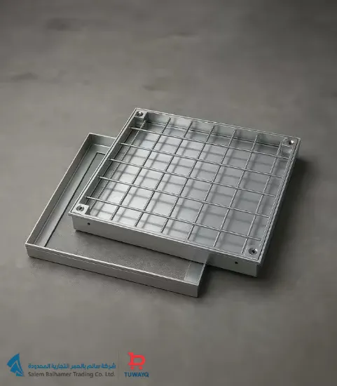 صورة غطاء غرفة تفتيش المنيوم مقاس 20*20