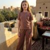 صورة طقم ربيعي سكري ولادي وبناتي من pu
