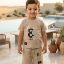 صورة تيشيرت بيكير اسود مقلم